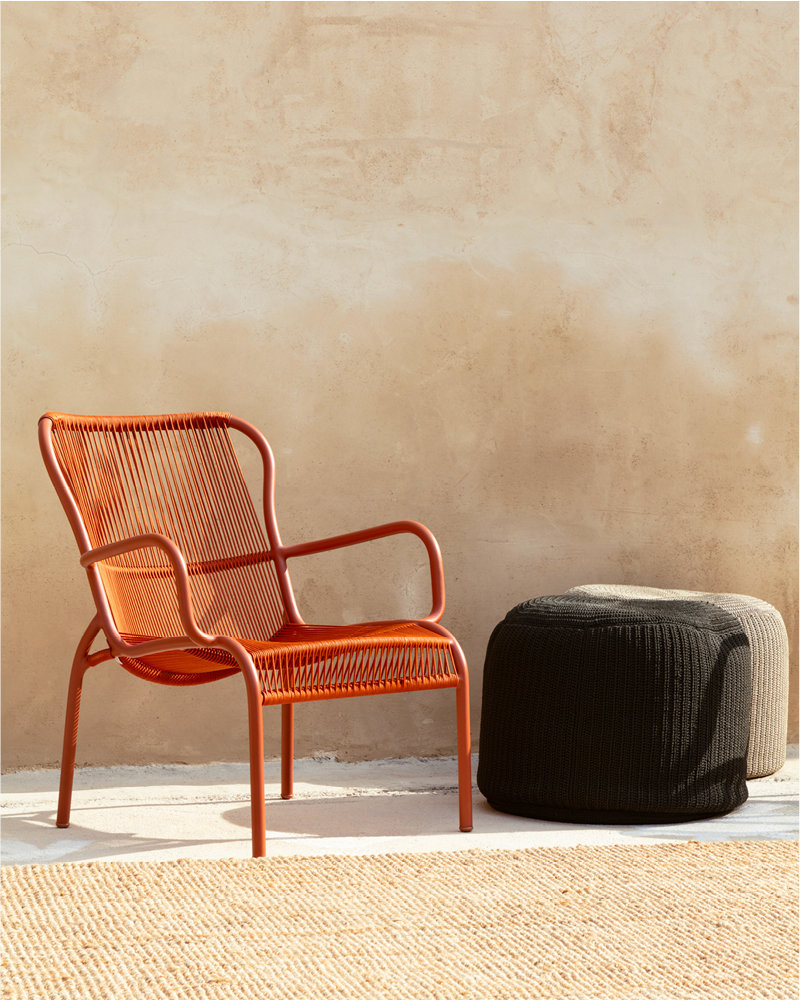Loop lounge chair et Otto ottoman