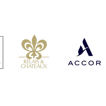 	Logo’s van de hospitality-partners van Vincent Sheppard: The Leading Hotels of the World, Small Luxury Hotels, Relais & Châteaux, Accor, Hilton en Club Med.