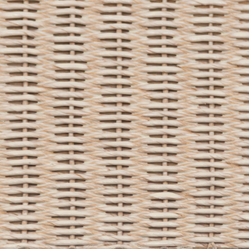 Close-up of Lloyd Loom weave in White Wash finish, showing fine detailing	