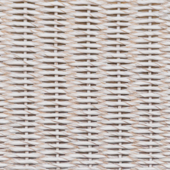 Vincent Sheppard Lloyd Loom weave in Snow Wash finish, close-up texture view	